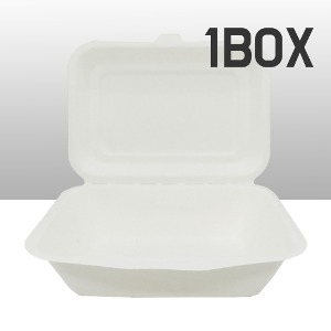 직사각형 펄프 용기 B-001 1박스 500개 흰색